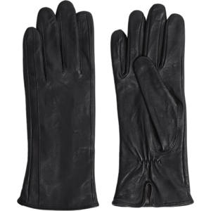 REISS GISELLE Leather Ruched Gloves